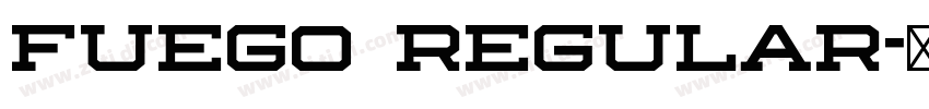 Fuego Regular字体转换